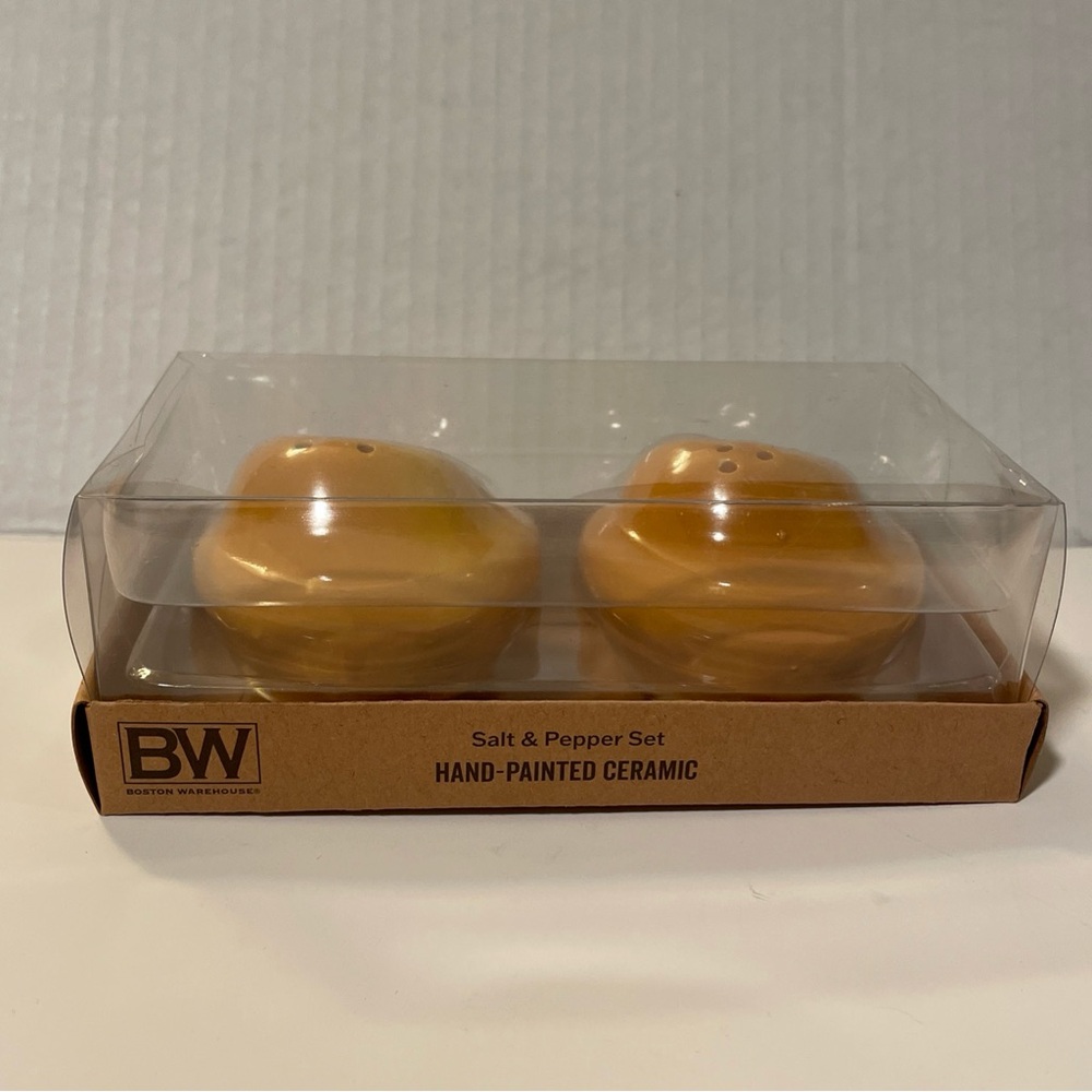 Fortune Cookie Ceramic Salt and Pepper Shakers Bright Future Good Fortune New